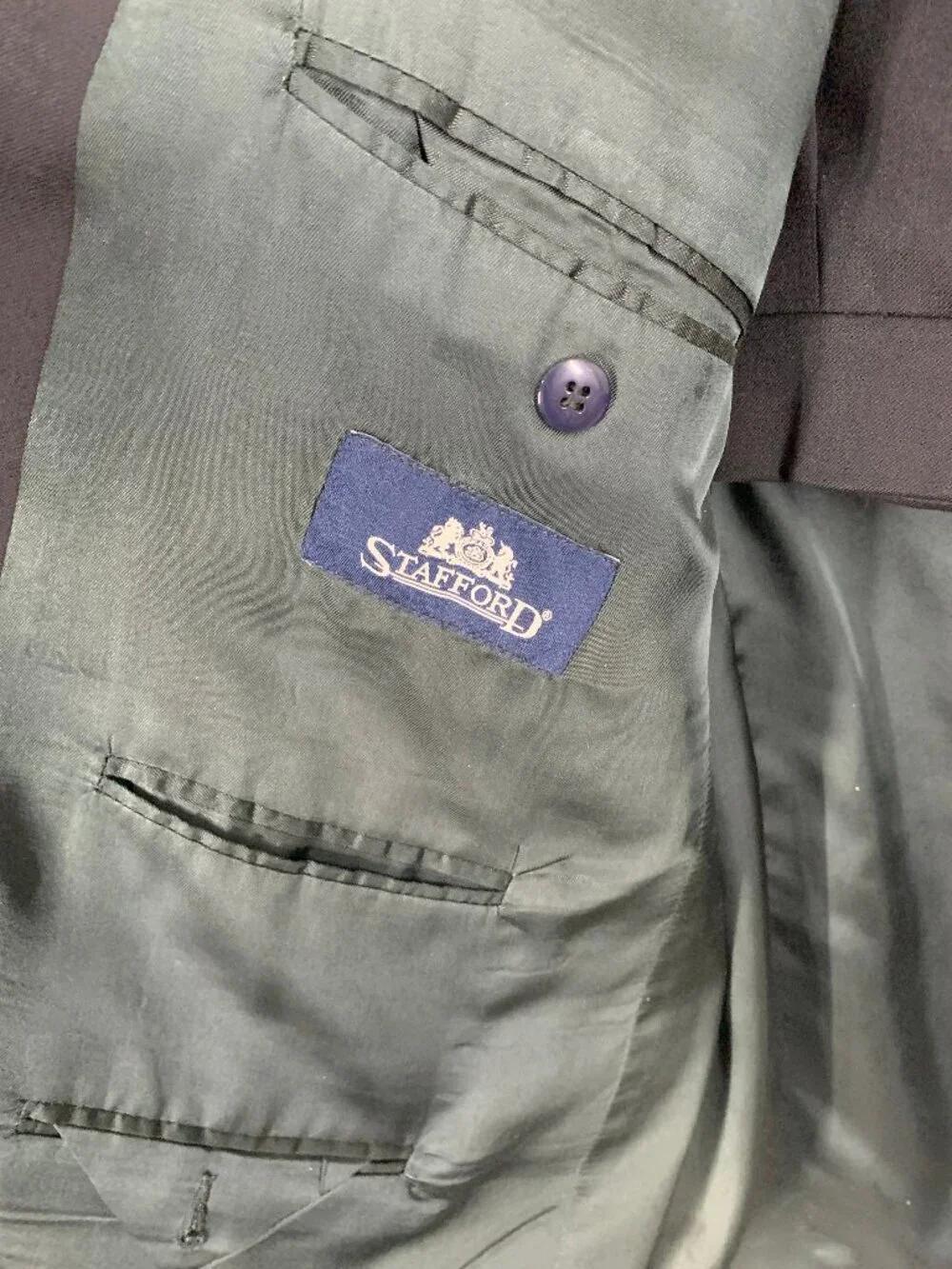 Stafford Navy Blue Suit